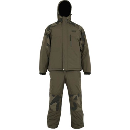 Ensemble Veste Et Salopette Homme Avid Carp Arctic-Series Winter Suit -Kaki/Camo