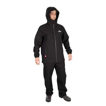 ENSEMBLE VESTE ET SALOPETTE HOMME FOX RAGE RAGEWEAR RAINSUIT - NOIR