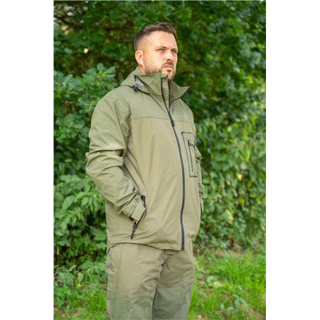 ENSEMBLE VESTE ET SALOPETTE HOMME KORUM SUPERSEAL WATERPROOF - KAKI