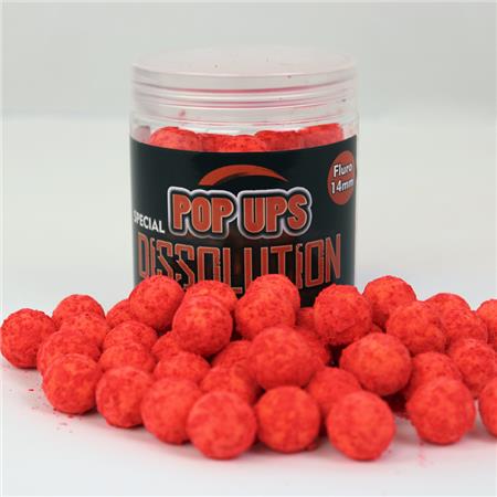 Επιπλέουσα Μπόιλι Pro Elite Baits Fluro Pop Ups Dissolution