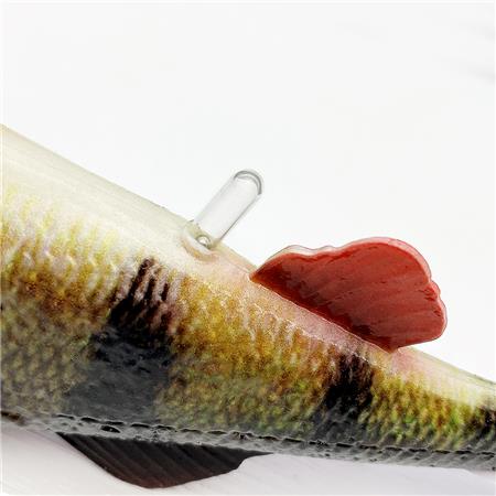 ESCA ARTIFICIALE MORBIDA - 12.5CM SAVAGE GEAR 4D PERCH SHAD - 12.5CM