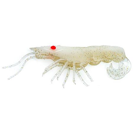 Esca Artificiale Morbida - 9Cm Chasebaits Curly Prawn 90 - 9Cm - Pacchetto Di 4