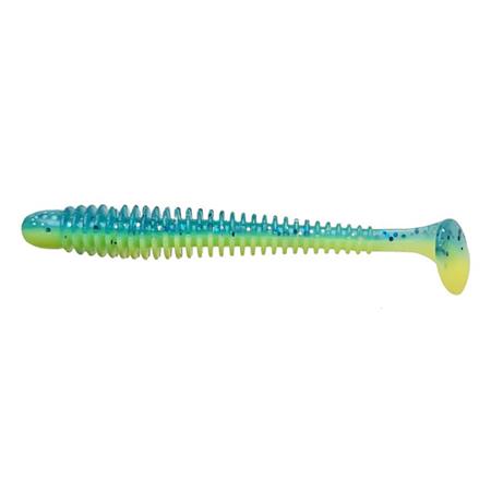Esca Artificiale Morbida Crazy Fish Vibro Worm 4.5” - 11.5Cm - Pacchetto Di 5