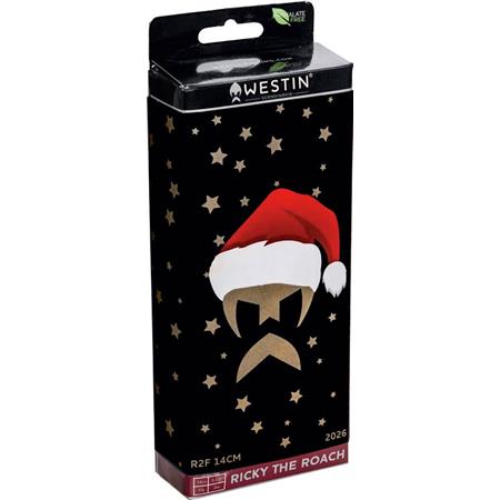 Esca Misteriosa Westin Ricky The Roach Shadtail R2f Christmas Edition - 14Cm