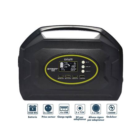ESTAÇÃO DE ENERGIA PORTÁTIL ORIUM IZYWATT 1000