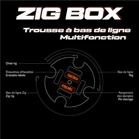 ETUI TIL FORFANG ROK FISHING MULTIFUNKTIONEL ZIG BOX