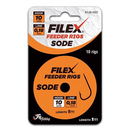 Færdigmonteret Forfang Fil Fishing Filex Feeder Sode