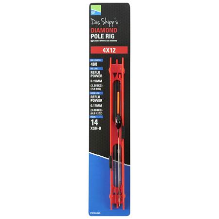 Færdigmonteret Forfang Preston Innovations Diamond Pole Rigs