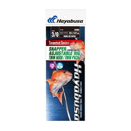 Færdigmonteret Krog Hayabusa Snapper Adjustable Rig Ex304