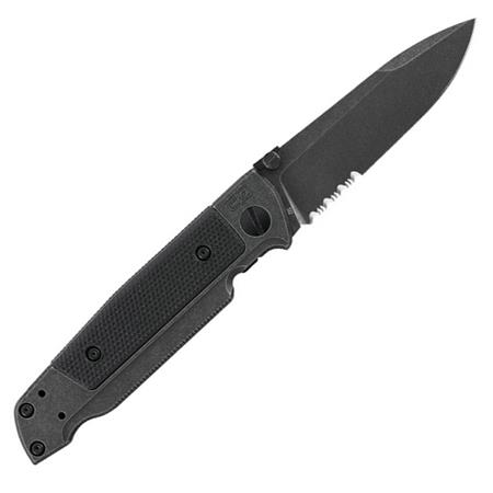 Faca Walther Q5 Steel Frame Blackwash Serrated