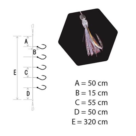FEATHER TRAIN HAYABUSA SABIKI SS427
