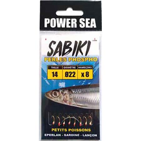 Feather Train Powerline Sabiki Perles Phospho