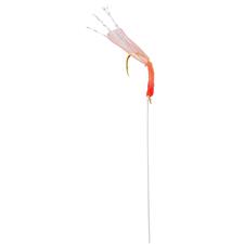 Feather train srt sabiki rubber rose têtes bicolores