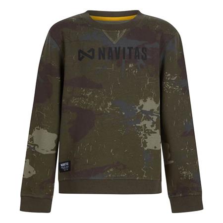 Felpa Junior Navitas Identity Camo Kids Sweatshirt - Mimetico