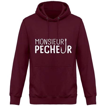 Felpa Uomo - Burgundy Monsieur Pêcheur - Burgundy