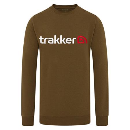 Felpa Uomo - Cachi Trakker Cr Logo Sweatshirt - Kaki