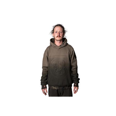 FELPA UOMO - CAMO NASH ZERO TOLERANCE WIND CHILL HOODY TWO TONE ELEMENT - CAMO