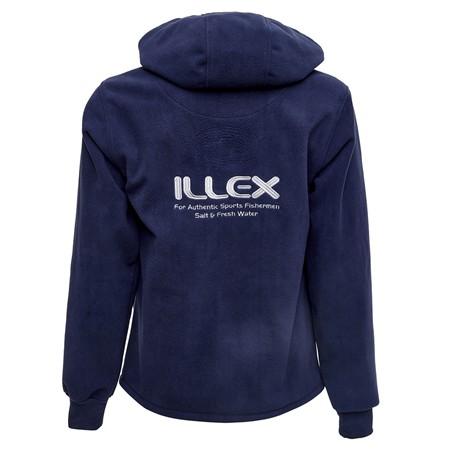 FELPA UOMO CON CAPPUCCIO - BLU NAVY ILLEX - BLEU NAVY