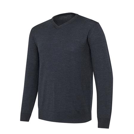 Felpa Uomo - Ebony Beretta Merino V-Neck - Ebony