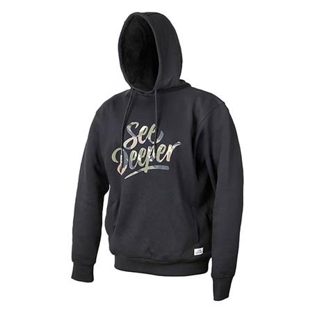 Felpa Uomo Fortis Hoodie See Deeper - Nero