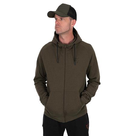 Felpa Uomo Fox Collection Lw Hoody Green & Black - Verde