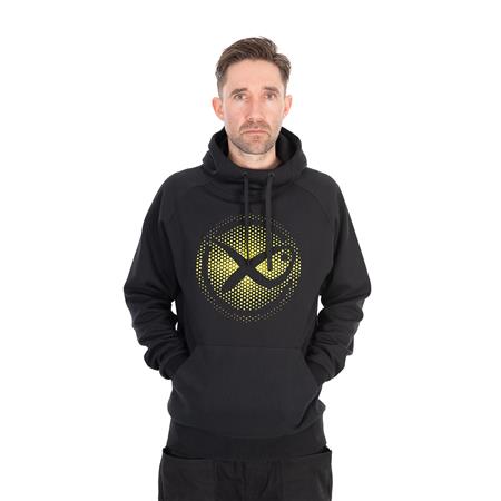 FELPA UOMO FOX MATRIX LARGE FADE LOGO HOODY - NERO