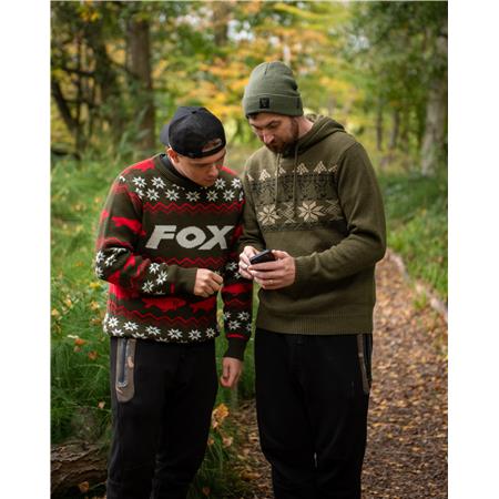 FELPA UOMO FOX XMAS HOODIE - KAKI