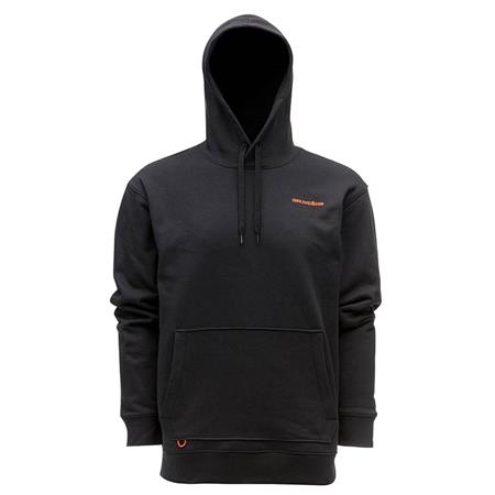 Felpa Uomo Grundéns Hoodie Displacement Hoodie Logo Anchor - Nero