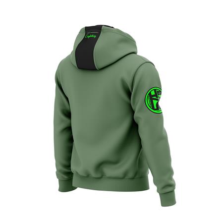 FELPA UOMO HOT SPOT DESIGN HOODIE CARPFISHING MANIA - VERDE
