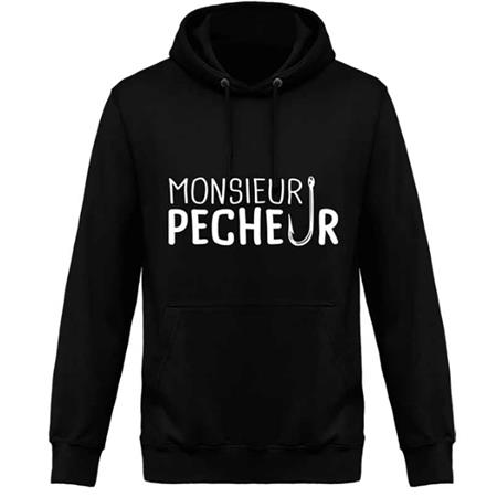 Felpa Uomo - Jet Black Monsieur Pêcheur - Jet Black