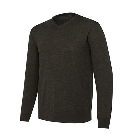 Felpa Uomo - Marone Beretta Merino V-Neck - Marron