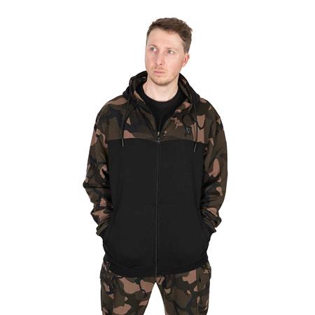 Felpa Uomo - Nero/Camo Fox Lw Black/Camo Split Zip Hoody - Noir/Camo