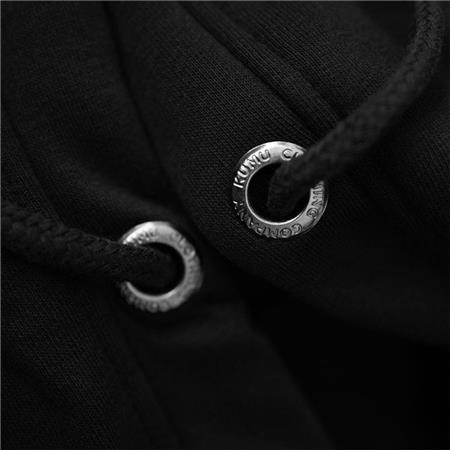 FELPA UOMO - NERO KUMU HOODY 365 - NOIR