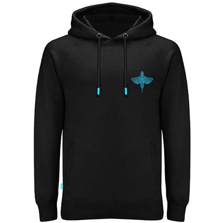 FELPA UOMO - NERO KUMU HOODY TAKE FLIGHT - NOIR