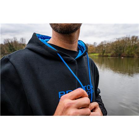 FELPA UOMO - NERO PRESTON INNOVATIONS HYDROTECH PULLOVER HOODIE - NOIR