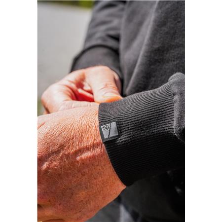 FELPA UOMO PRESTON INNOVATIONS BLACK MINIMAL SWEATSHIRT - NOIR