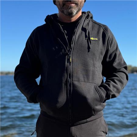 FELPA UOMO PRO ELITE BAITS CON ZIP - NERO