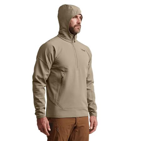 FELPA UOMO SITKA ALPHA HOODIE - BUCKSKIN