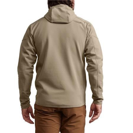 FELPA UOMO SITKA ALPHA HOODIE - BUCKSKIN
