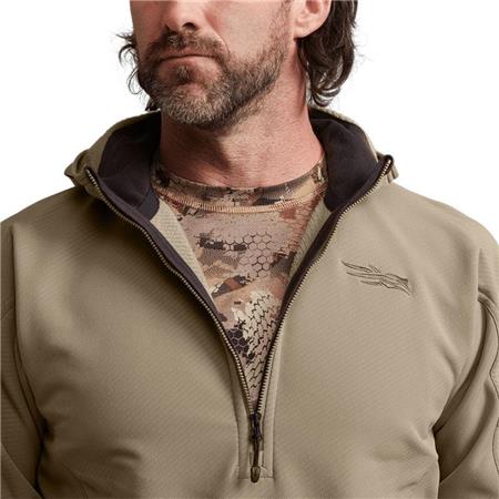 FELPA UOMO SITKA ALPHA HOODIE - BUCKSKIN