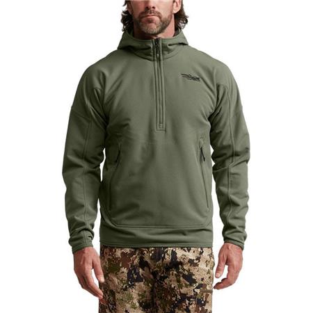 FELPA UOMO SITKA ALPHA HOODIE - OLIVE GREEN