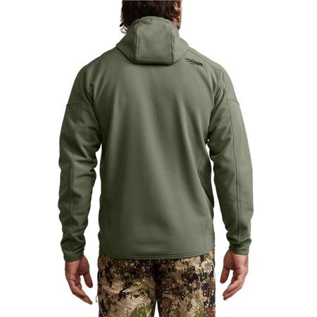 FELPA UOMO SITKA ALPHA HOODIE - OLIVE GREEN
