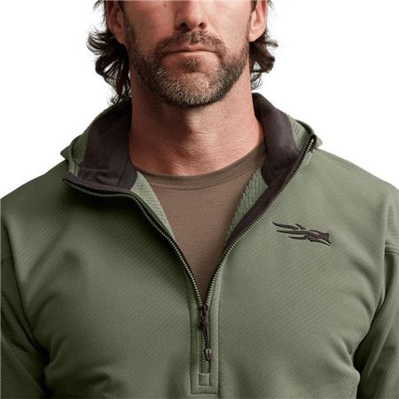 FELPA UOMO SITKA ALPHA HOODIE - OLIVE GREEN