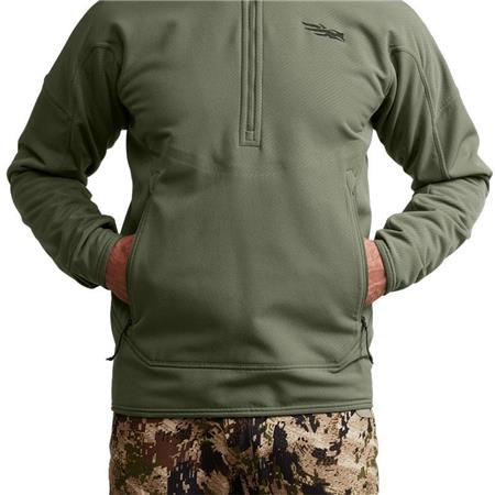 FELPA UOMO SITKA ALPHA HOODIE - OLIVE GREEN
