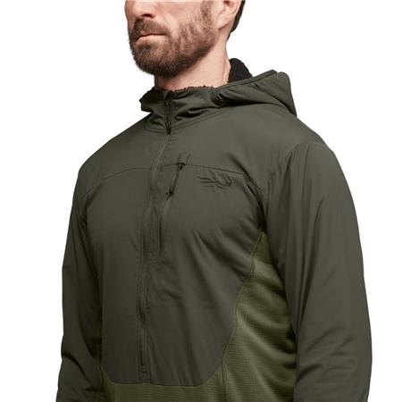 FELPA UOMO SITKA AMBIENT 75 HOODIE - DEEP LICHEN