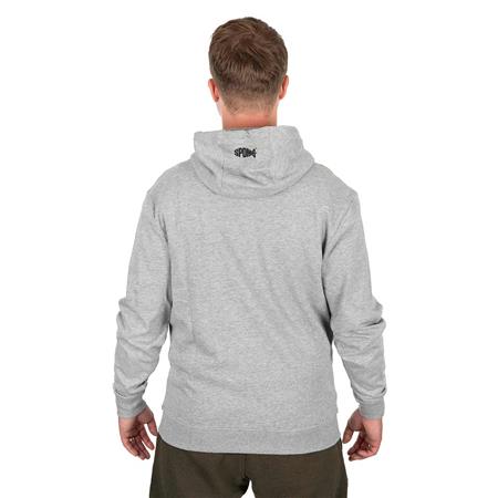 FELPA UOMO SPOMB GREY HOODIE FULL ZIP - GRIGIO