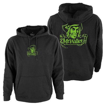 FELPA UOMO ZECK MR. WALLER BIG BOY HOODIE - NERO