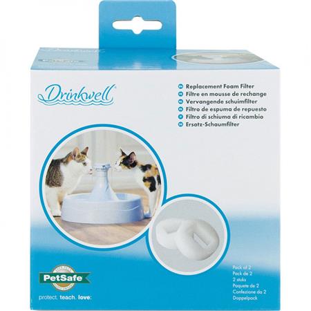 FILTROS ESPUMA DE REPUESTO PETSAFE POUR DRINKWELL PAGODA - PAQUETE DE 2