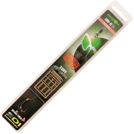 FIM DE LINHA MONTADO CARPA KORDA IQ D RIG BARBED