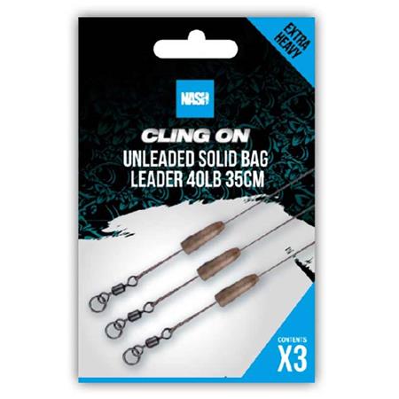 Fim De Linha Nash Cling On Unleaded Solid Bag Leader